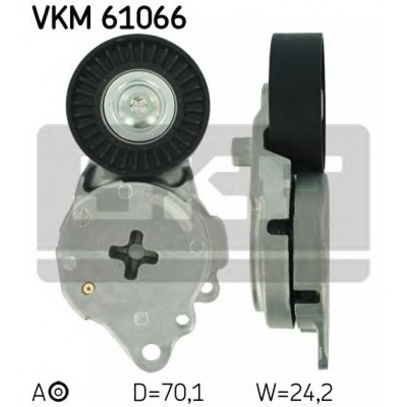 VKM 61066 SKF Натягувач поліклинового ременя
